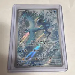 Pokemon Articuno Basic Illustration Rare Holo Sv09 161/159 110 HP Ice Blast Card - Image 1