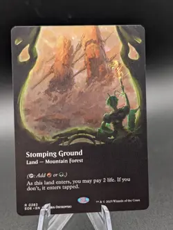 MTG: Stomping Ground | Borderless | Edge of Eternities | Pack Fresh NM | - Image 1