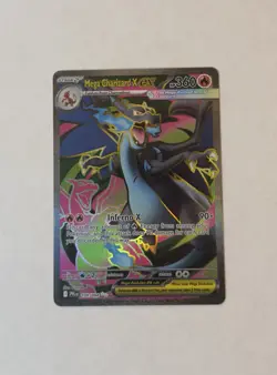 2025 Pokemon Phantasmal Flames Mega Charizard X ex Full Art Ultra Rare #109/094 - Image 1