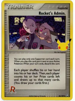 Pokemon - Celebrations Classic Rocket's Admin. 86/109 NM - Image 1