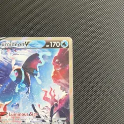 Pokemon Lumineon V 156/172 Brilliant Stars Ultra Rare Full Art Holo 170 HP - Image 3