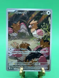 Pokemon Spearow Illustration Rare ME01: Mega Evolution 151/132 NM - Image 1