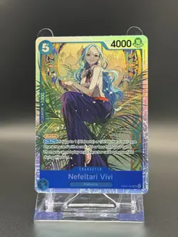 Nefeltari Vivi EB03-024 SR One Piece Card Game Alt Art Holo Alabasta Rare - Image 1
