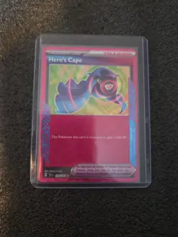 Heros Cape 152/162 Temporal Forces Ace Holo Card Pokemon - Image 1