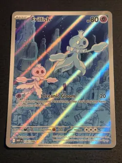 Frillish 126/086 Pokemon TCG White Flare Illustration Rare Card Near Mint NM - Image 1