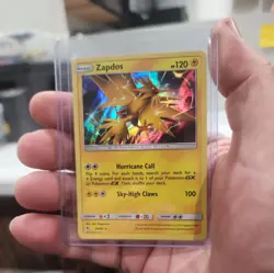 Pokemon TCG Zapdos Hidden Fates 24/68 Holo Rare Card NM 2019 - Image 1