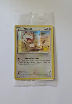 Pokemon Meowth 53/83 20th Anniversary Sealed Promo TCG Card - Image 1