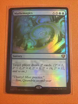 Mathemagics Extended Art Foil M 58 - MTG Secrets of Strixhaven - Image 1