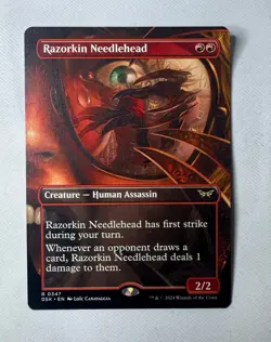 Razorkin Needlehead (Borderless) Duskmourn: House of Horror Regular - Image 1