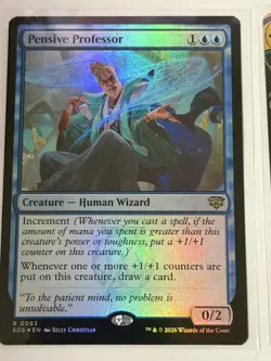 Pensive Professor Secrets of Strixhaven Foil 63 - Image 1
