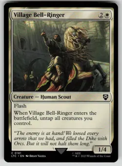 Village Bell-Ringer Commander: The Lord of the Rings 181 MTG NM - Image 1