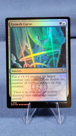 Growth Curve (FOIL) - [Secrets of Strixhaven] MTG SOS 193 NM 🌳💧 - Image 1
