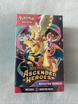 Pokemon TCG: Mega Evolution-Ascended Heroes Booster Bundle (6 Packs) *IN HAND* - Image 1