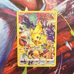 Pokemon Pikachu Secret Rare Holo SWSH: Crown Zenith 160/159 70 HP Basic - Image 1