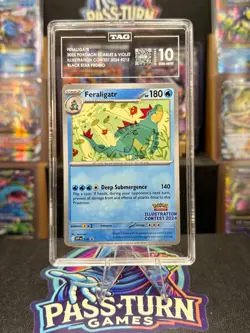 Pokemon - Feraligatr 213 - Illustration Contest 2024 - Black Star Promo - TAG 10 - Image 1