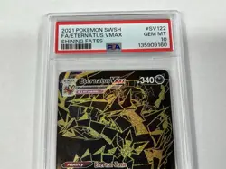 2021 POKEMON SWORD & SHIELD SHINING FATES #SV122 FULL ART/ETERNATUS VMAX PSA 10 - Image 4
