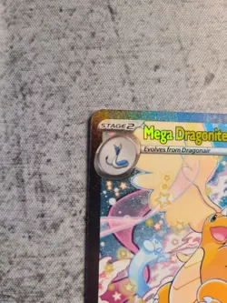 Pokemon Mega Dragonite EX Full Art Holo EX 290/217 Pack Fresh - Image 2