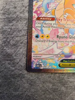Pokemon Mega Dragonite EX Full Art Holo EX 290/217 Pack Fresh - Image 4