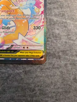 Pokemon Mega Dragonite EX Full Art Holo EX 290/217 Pack Fresh - Image 5