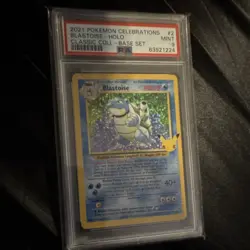 Pokemon Blastoise Celebrations Classic Collection 2021 PSA 9 Holo 2/102 English - Image 1