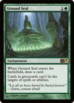 Ground Seal -Foil Light Play MTG Magic 2013 Core Set - Image 1