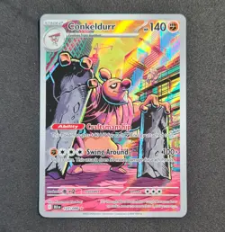 Conkeldurr - 127/086 - Illustration Rare - Black Bolt - Pokemon. FREE COMBINE - Image 1