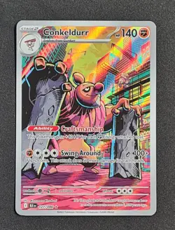 Conkeldurr - 127/086 - Illustration Rare - Black Bolt - Pokemon. FREE COMBINE - Image 2
