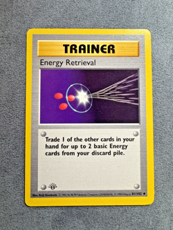 Energy Retrieval Trainer [1st Edition] Base Set #81/102 1999 Pokemon - Image 1