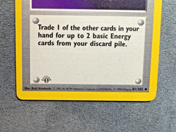 Energy Retrieval Trainer [1st Edition] Base Set #81/102 1999 Pokemon - Image 3
