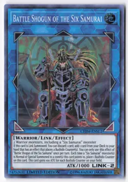 Battle Shogun of the Six Samurai Limited Super Rare Chaos Impact CHIM-ENSE2 LP - Image 1