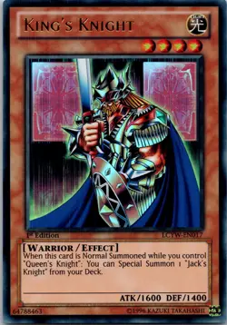 Yugioh King's Knight LCYW-EN017 1st Edition Ultra Rare NM - Image 1