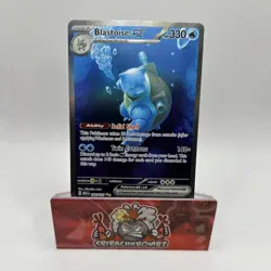 Blastoise ex 200/165 Sv: Pokemon 151 Holo Special Illustration Rare SIR - Image 1