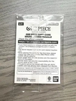 Enel OP05-098 Leader Promo Sound Loader Vol. 2 One Piece TCG Card English SEALED - Image 2