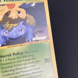 Dark Venusaur Winner STAMP #7 Best Of Game Pokemon Card - Near Mint - Image 4