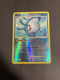 Mantyke 55/130 Reverse Holo Diamond & Pearl Pokemon Card - Image 1