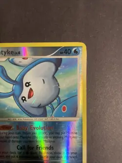 Mantyke 55/130 Reverse Holo Diamond & Pearl Pokemon Card - Image 3