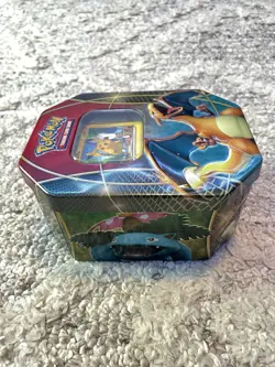 Pokemon Trading Card Game Mixed Card Lot Charizard Blastoise Venusaur Tin - Image 2