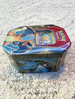 Pokemon Trading Card Game Mixed Card Lot Charizard Blastoise Venusaur Tin - Image 3