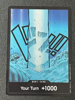 DON!! Card (Enel Lightning) - One Piece Adventure on Kami’s Island - Near Mint - Image 1