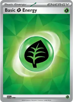 Grass Energy (Reverse Holo-Foil) - Pokemon Card - Scarlet & Violet SVE #009 - Image 1