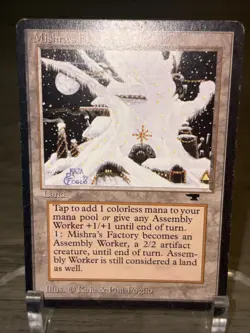 Magic The Gathering MTG Mishra's Factory Winter Card Antiquities LP - Image 1