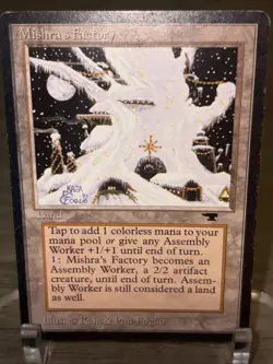 Magic The Gathering MTG Mishra's Factory Winter Card Antiquities LP - Image 3
