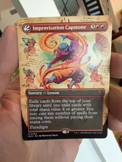 Improvisation Capstone (Borderless) - NM - MTG Secrets of Strixhaven SOS #294 - Image 2