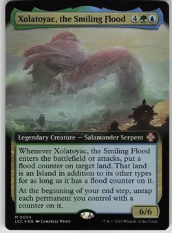 MTG TCG Xolatoyac, the Smiling Flood (Extended Art) M Lost Caverns of Ixalan 34 - Image 1
