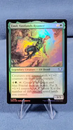 NM Foil Emil, Vastlands Roamer, MTG, Secrets of Strixhaven, Magic, 146 - Image 1