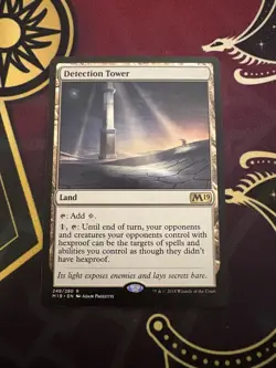 Detection Tower MTG Core Set 2019 Rare [Pack fresh Near Mint] - Image 1