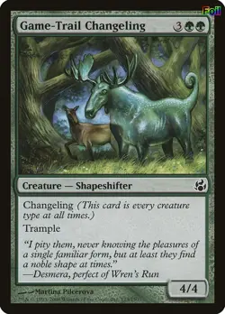 MTG Game-Trail Changeling [MOR - 123] LP Foil 1-11 - Image 1
