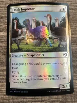 NM Foil Flock Impostor, MTG, Lorwyn Eclipsed, Magic the Gathering, 16 - Image 1