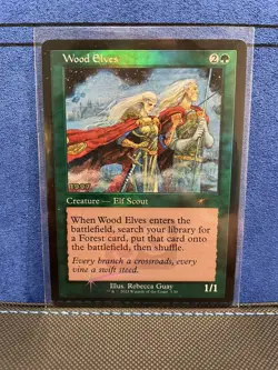 MTG - Wood Elves 5/30 Foil Promo - 30th Anniversary Promo - Image 1