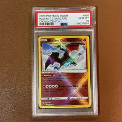 🔥 Radiant Charizard #020 Crown Zenith PSA 10 GEM MINT Holo Pokemon TCG - Image 1